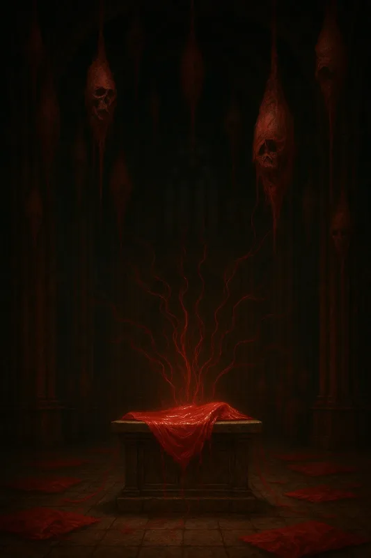 13HRP – 0074 – Red SilkFabric